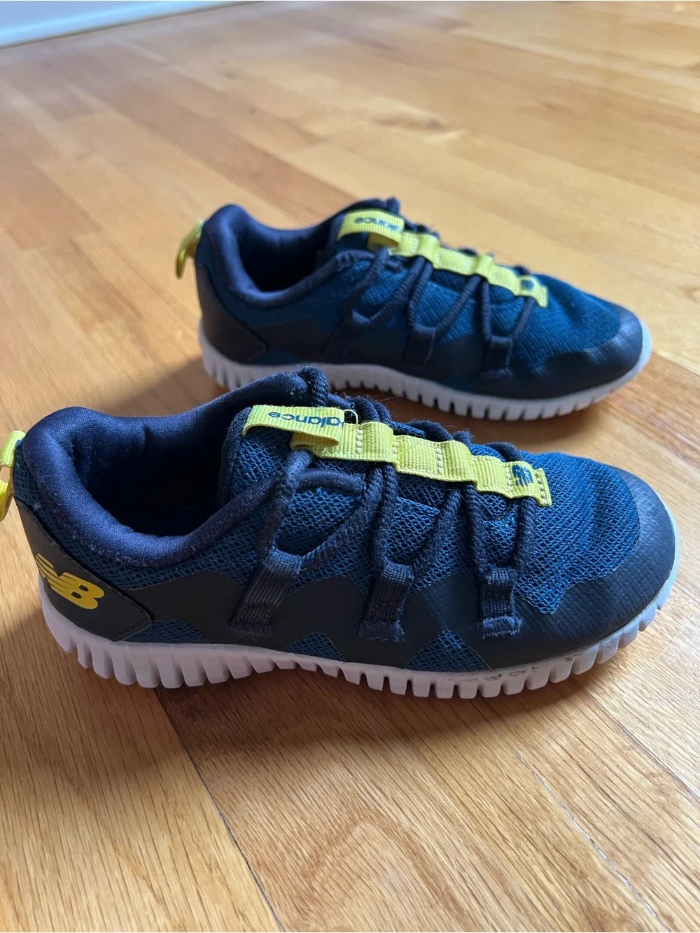 2 Pairs of New Balance elastic lace Sneakers size 13.5**